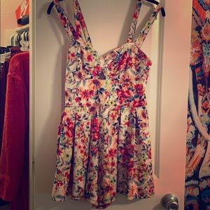 Floral print dress